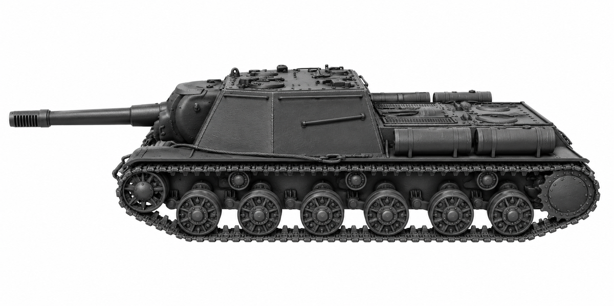 SSMODEL 1/72 1/144 Multi Scale KV-13 SU-152 Soviet heavy tank MODEL kit TSS0112 — scale model kit