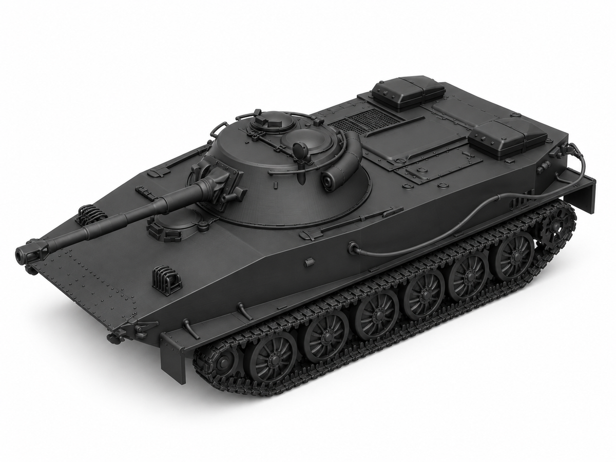 SSMODEL 1/72 1/144 PT-76 Soviet light amphibious tank Resin Model Kit TSS0294 — scale model kit