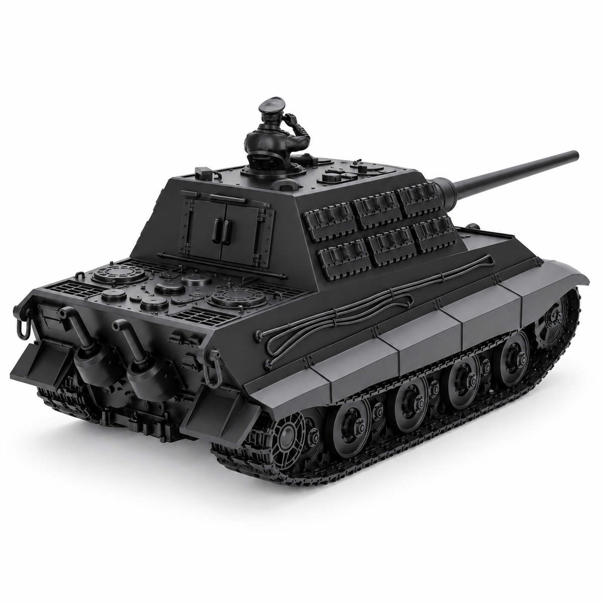 SSMODEL 1/72 1/144 WWII German Jagdtiger Late Production Resin Model Kit TSS1268 — detail view 4