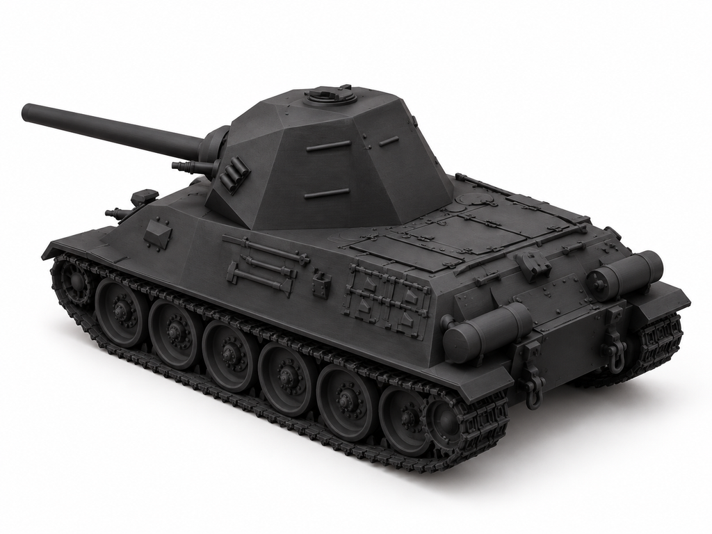 SSMODEL 1/72 1/144 Multi Scale T-25 tank Resin Model Kit TSS0275