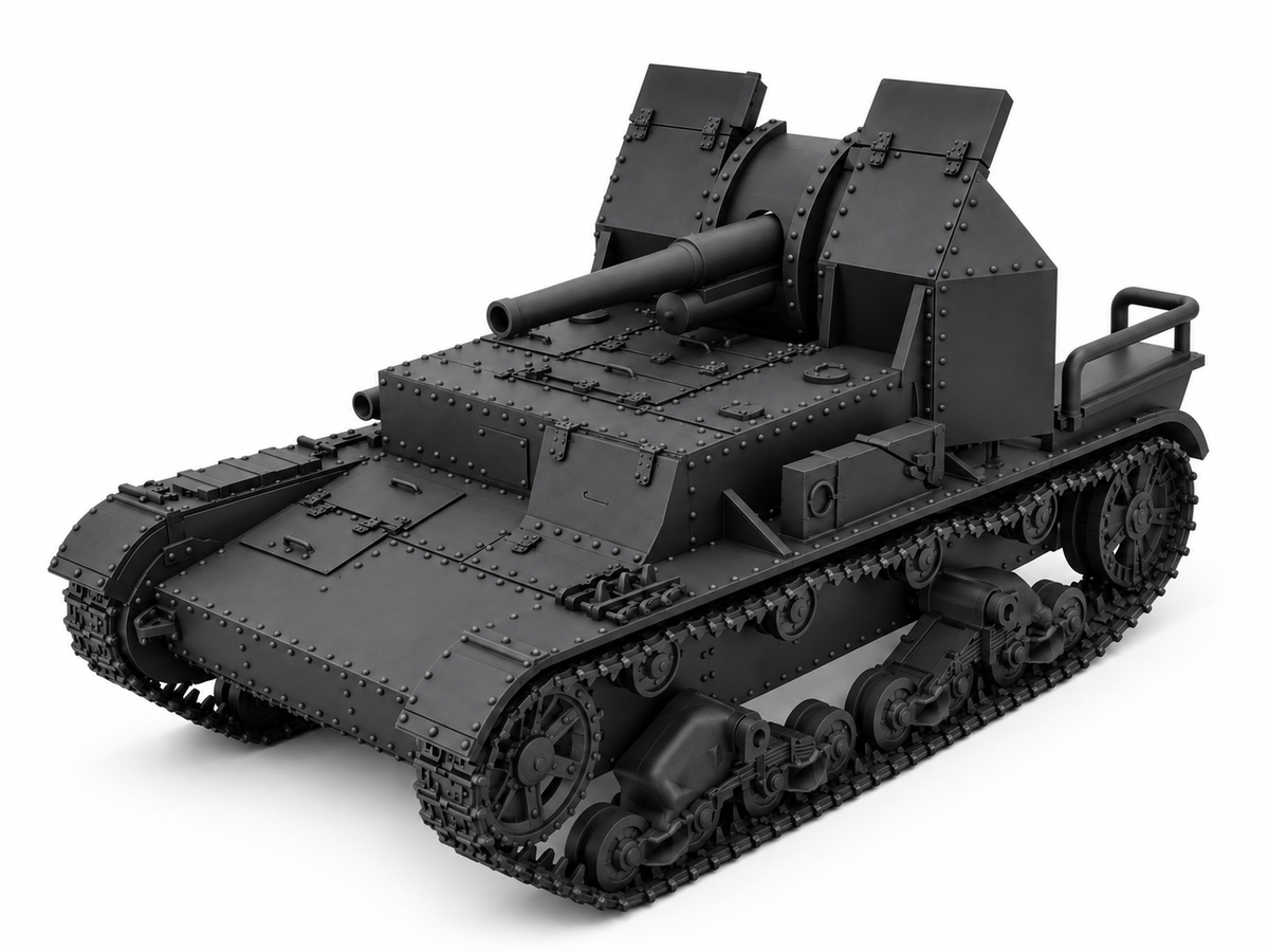 SSMODEL 1/72 1/144 Multi Scale SU-5 tank Resin Model Kit TSS0080 — detail view 18