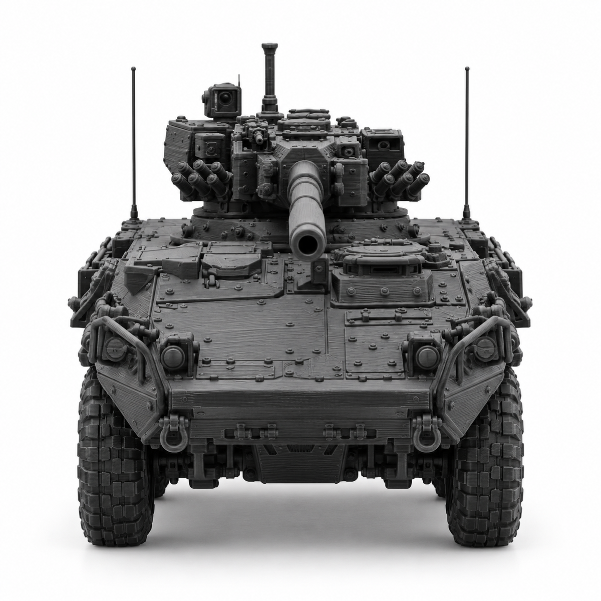 SSMODEL 1/72 1/144 Multi Scale M1128 Stryker US Tank Resin Model Kit TSS0724 — detail view 2