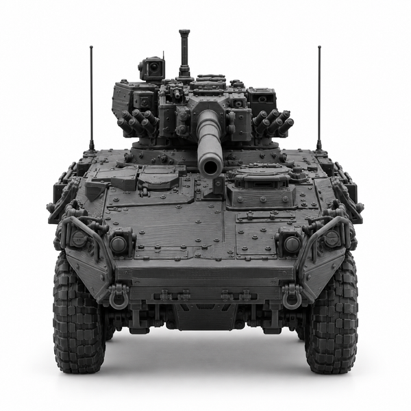 SSMODEL 1/72 1/144 Multi Scale M1128 Stryker US Tank Resin Model Kit TSS0724