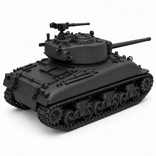 SSMODEL 1/72 1/144 Multi-Scale M4A1 76W Sherman US WWII Tank MODEL KIT TSS0208