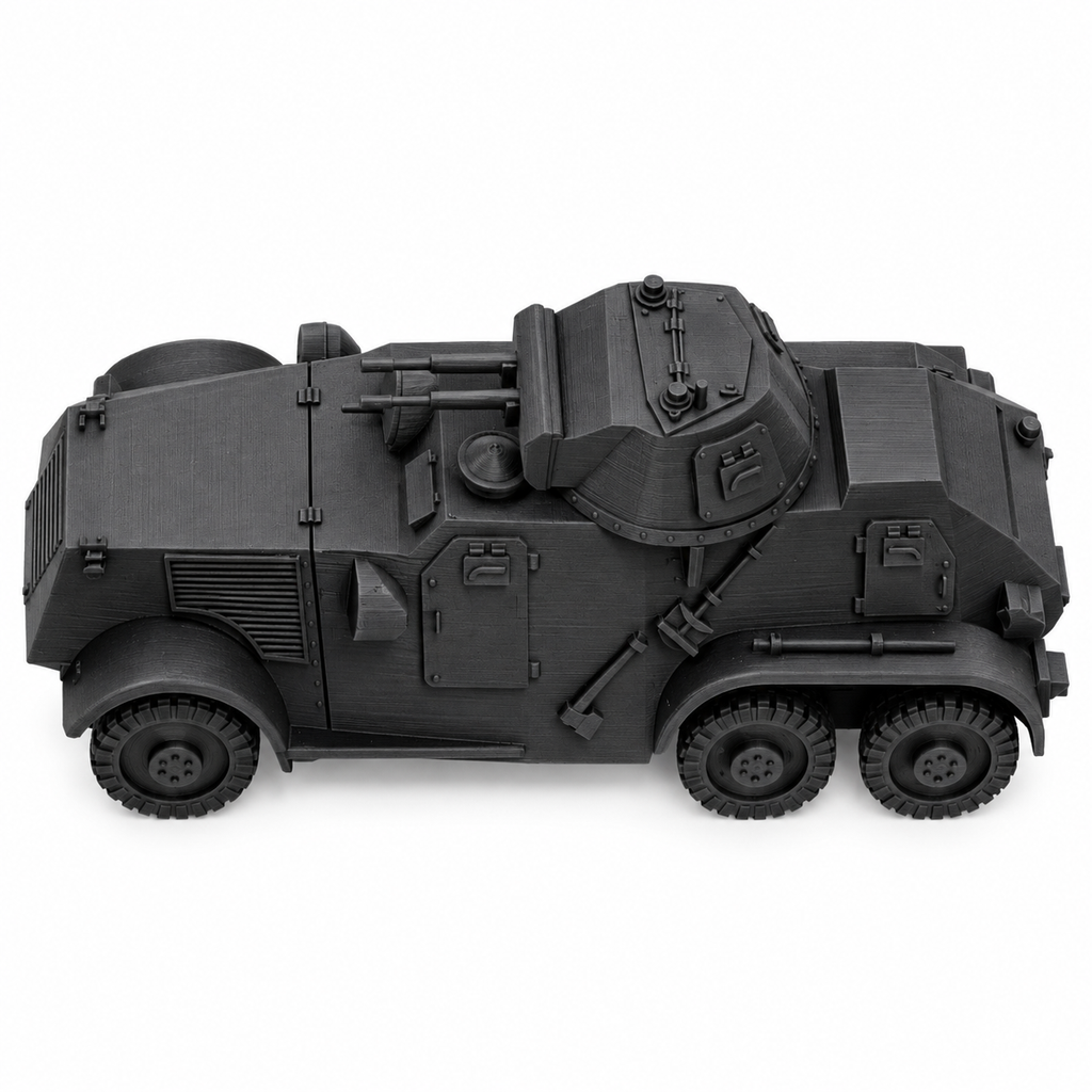 SSMODEL 1/72 1/144 WWII Swedish L-180 Pansarbil m/41 Armored Car Model TSS1275