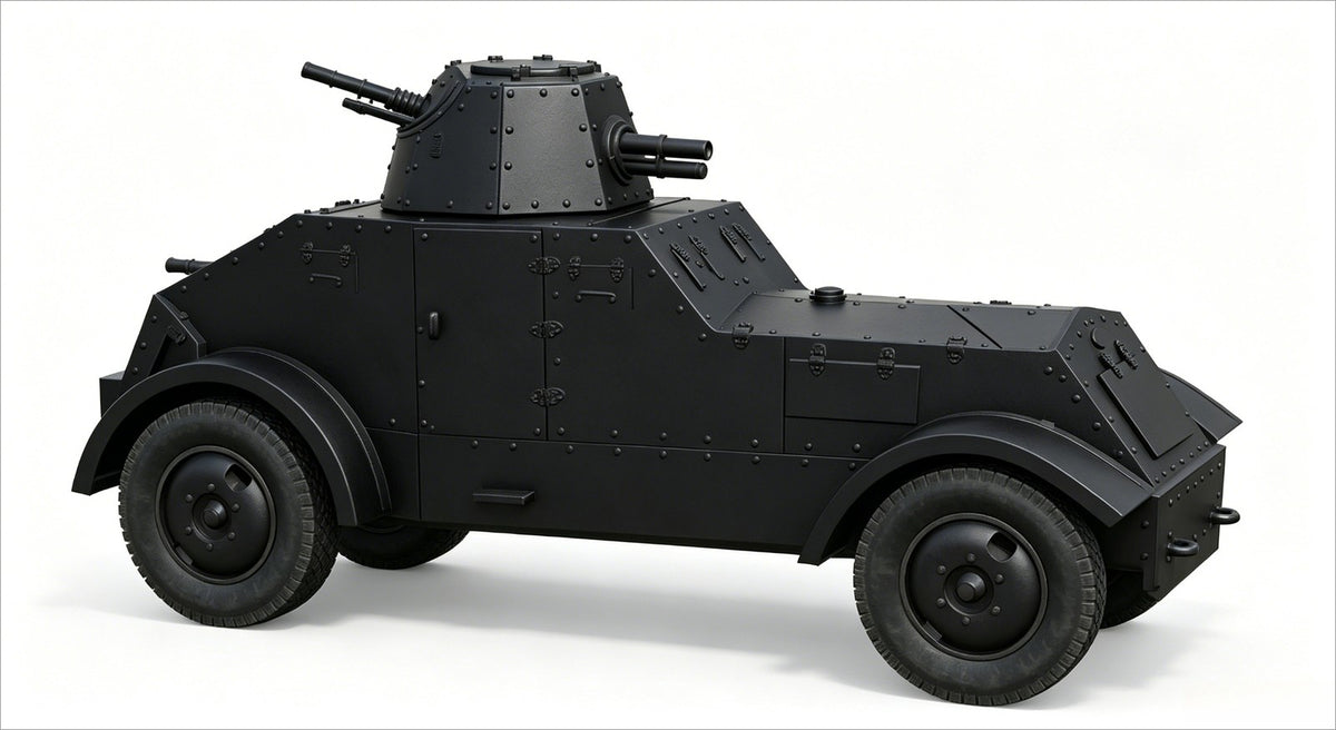 SSMODEL 1/72 1/144 Multi Scale Wz.29 Ursus polish armored Tank MODEL kit TSS0148 — detail view 2