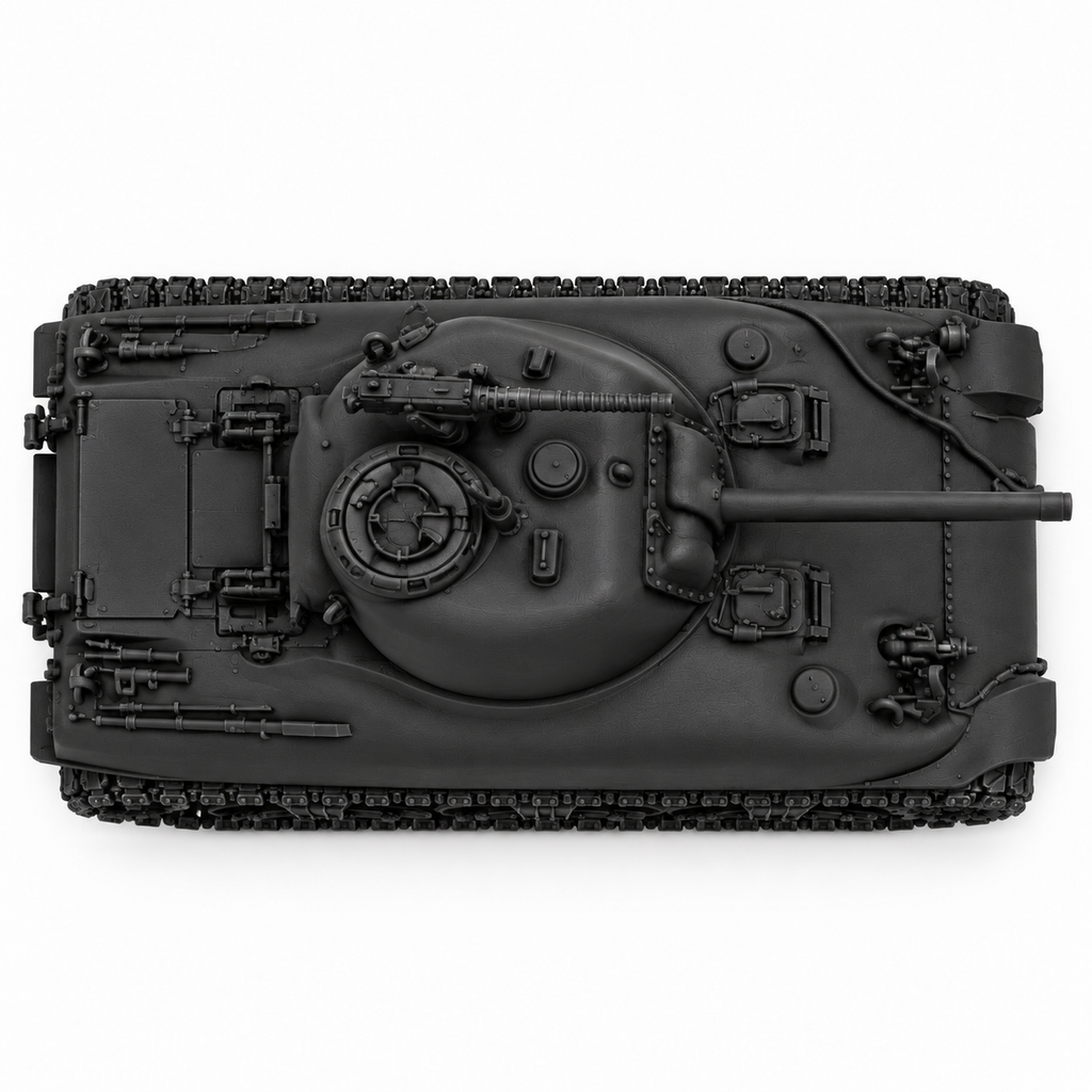 SSMODEL 1/72 1/144 Multi-Scale M4A1 Sherman Early US Medium Tank MODEL TSS0205
