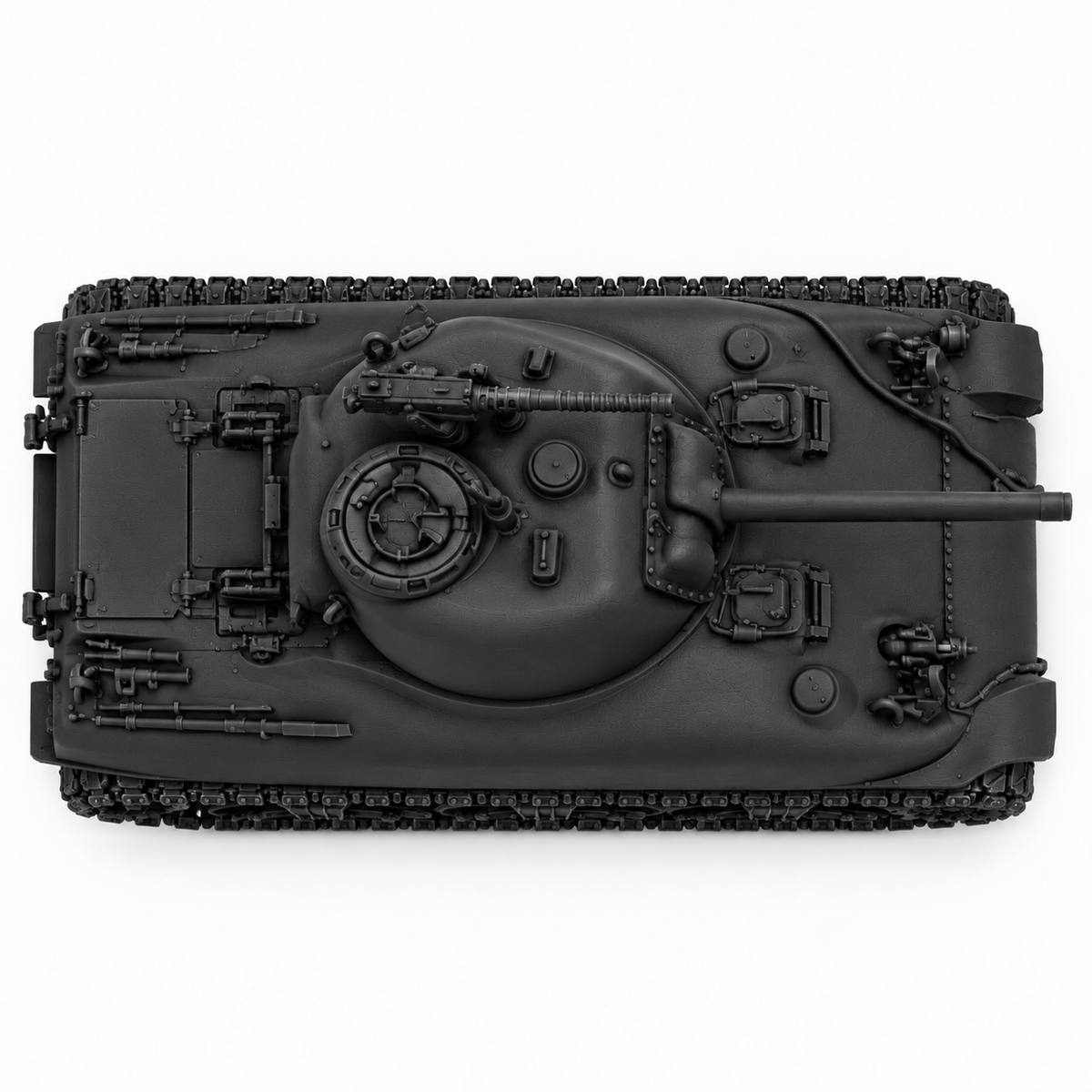 SSMODEL 1/72 1/144 Multi-Scale M4A1 Sherman Early US Medium Tank MODEL TSS0205 — detail view 4