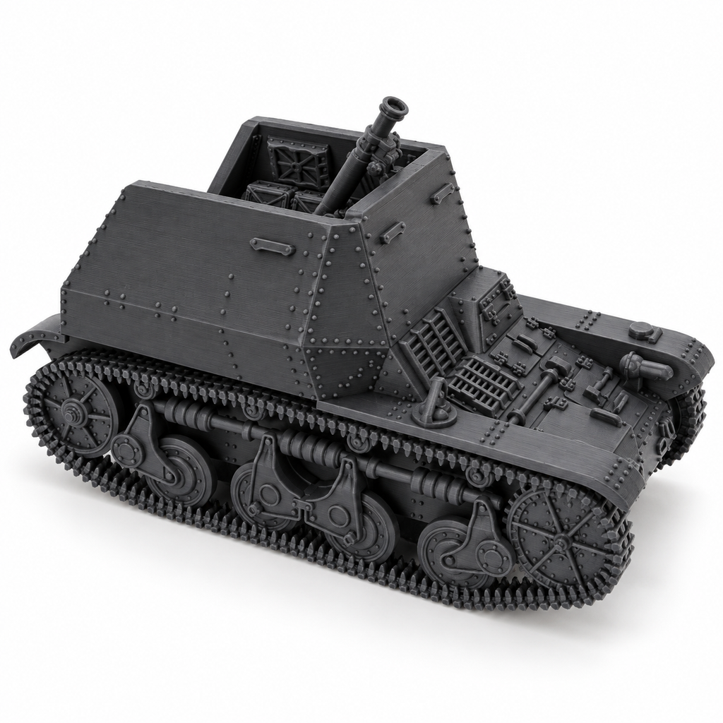 SSMODEL 1/72 1/144 8cm Schwerer Granatwerfer 34 AMR-35f Resin MODEL KIT TSS0748