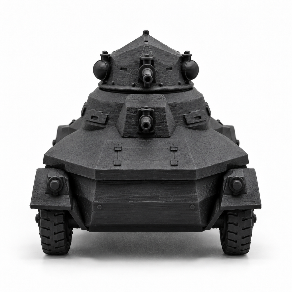 SSMODEL1/72 1/144 WWII Czech PA-III OA vz.27 Armored Car Resin Model Kit TSS1214