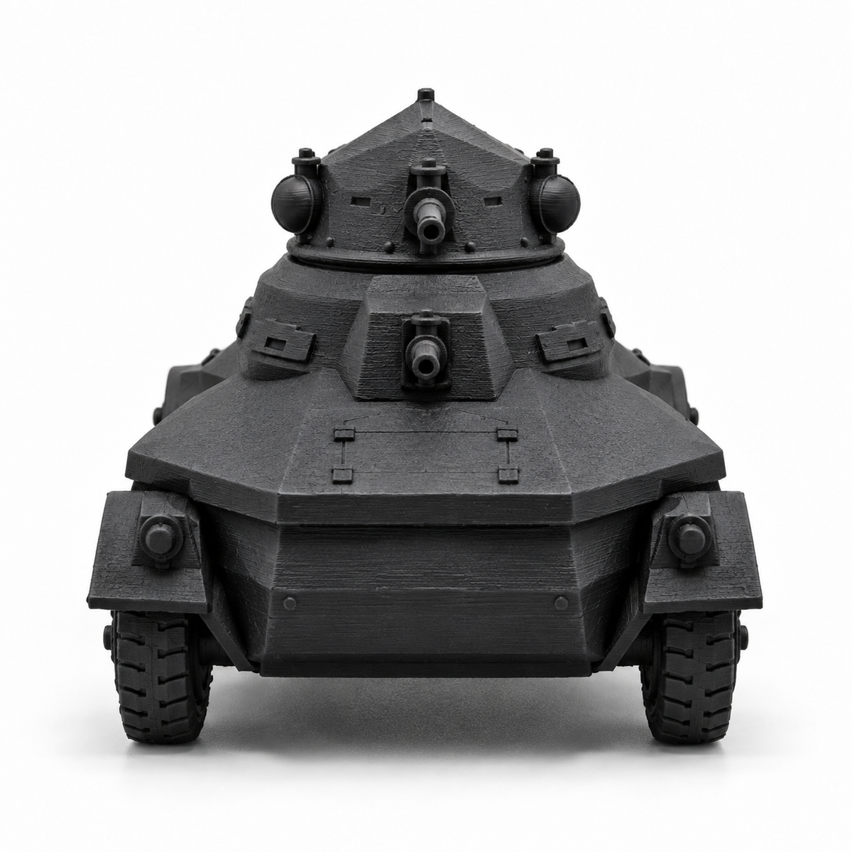 SSMODEL1/72 1/144 WWII Czech PA-III OA vz.27 Armored Car Resin Model Kit TSS1214 — detail view 3