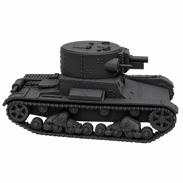 SSMODEL 1/72 1/144 Multi Scale T-26A T-26-4 tank Resin Model Kit TSS0083