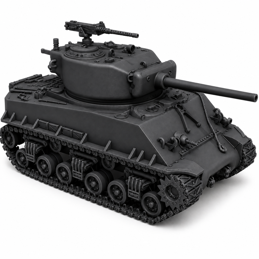 SSMODEL 1/72 1/144 Multi-Scale M4A2 76W HVSS Sherman US WWII Tank MODEL TSS0209