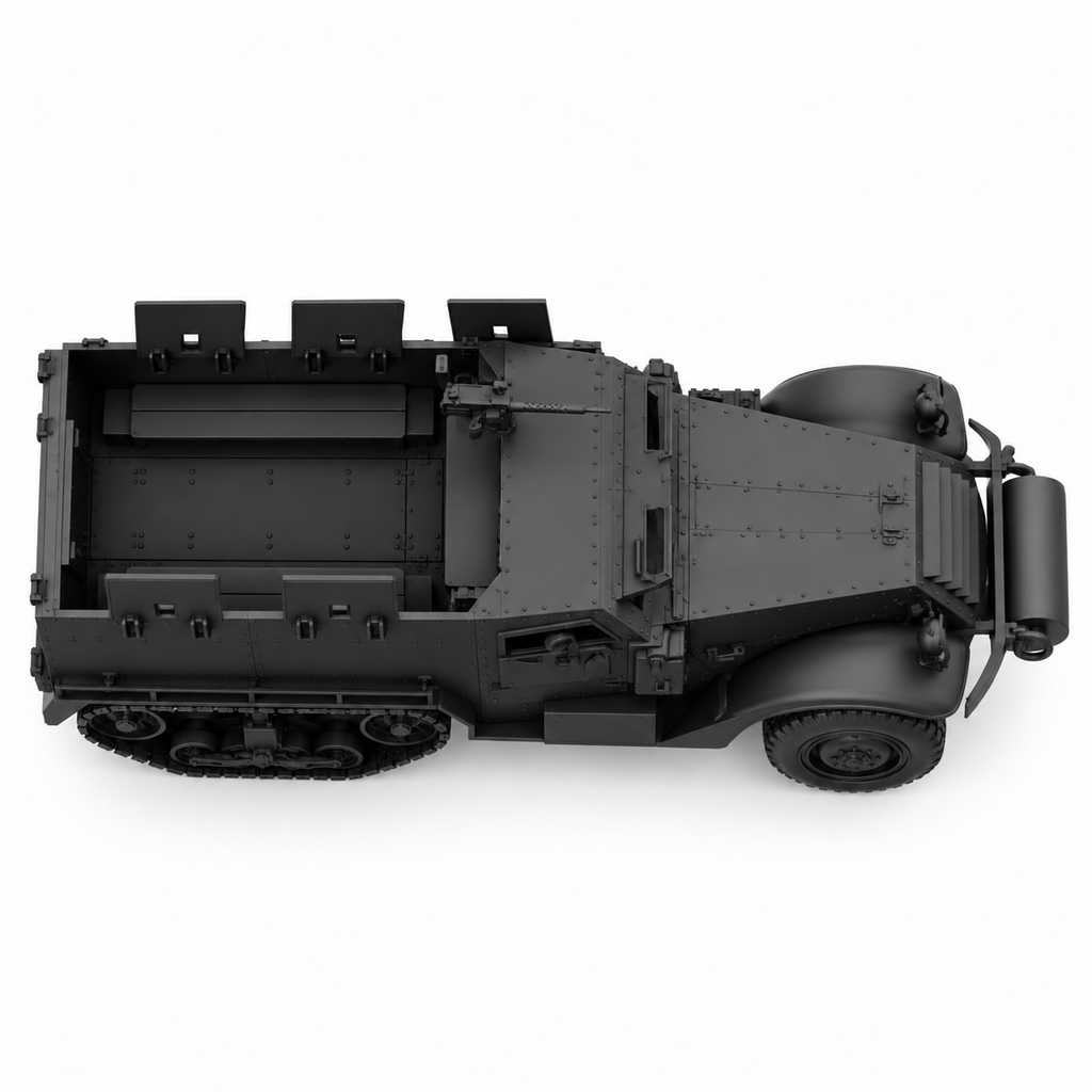 SSMODEL 1/72 1/144 Multi-Scale Autoprotetto S.37 Italian WWII APC Model TSS1571