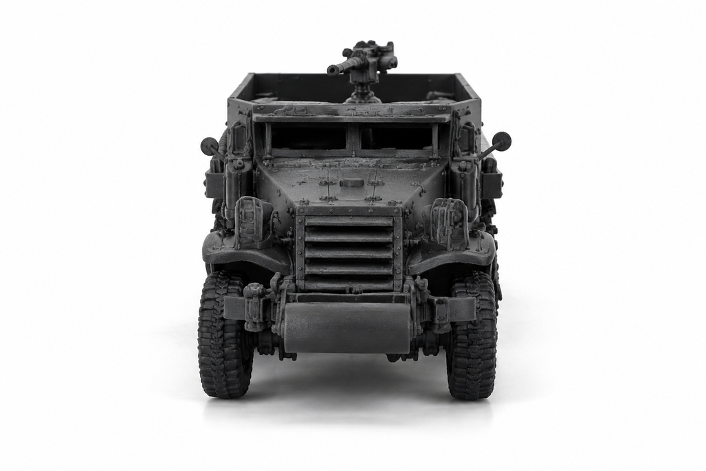 SSMODEL 1/72 1/144 Multi-Scale M5 US WWII Half-Track APC Resin Model Kit TSS1580