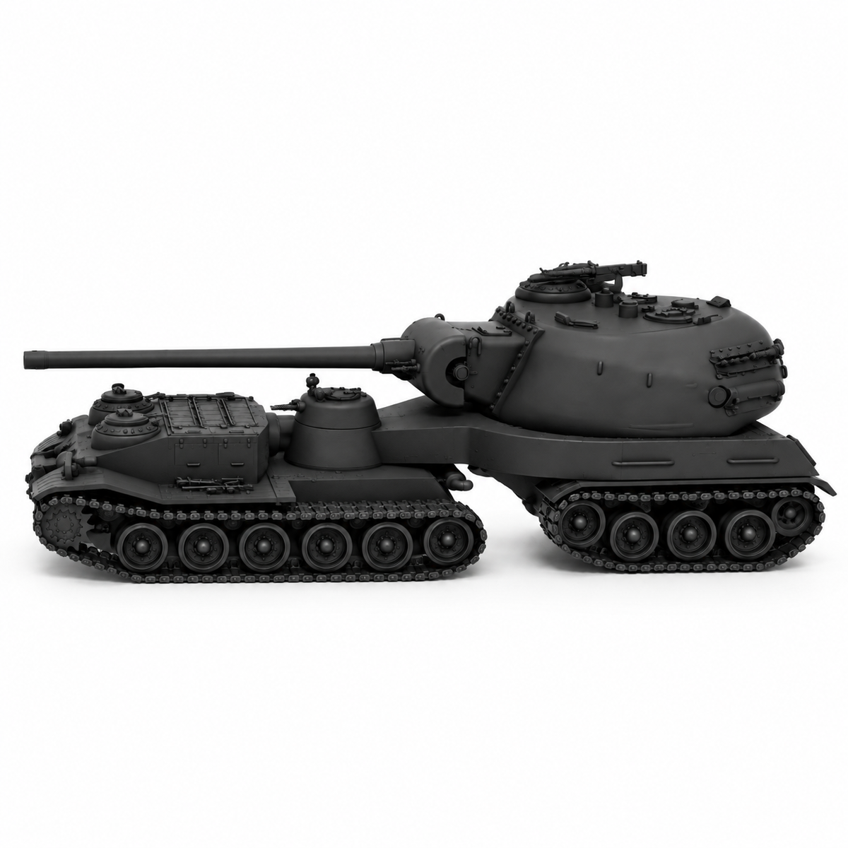 SSMODEL 1/72 1/144 Multi Scale Super Heavy Semi-trailer Tank Resin MODEL TSS0466 — detail view 3
