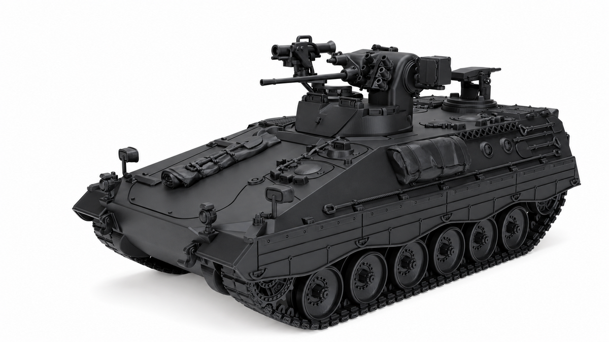 SSMODEL 1/72 1/144 Multi Scale Marder 1A1 Germany Cold war Tank MODEL TSS0672 — detail view 7