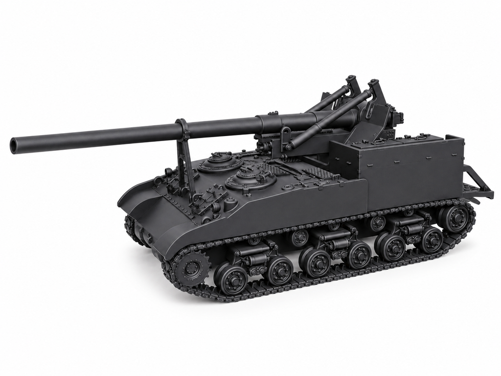 SSMODEL 1/72 1/144 Multi Scale М40 155mm GMC US WW2 Tank MODEL kit TSS0637