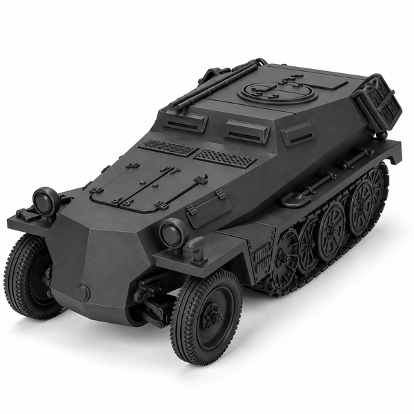 SSMODEL 1/72 1/144 Multi Scale Sd.Kfz.253 Observation Vehicle MODEL KIT TSS0939