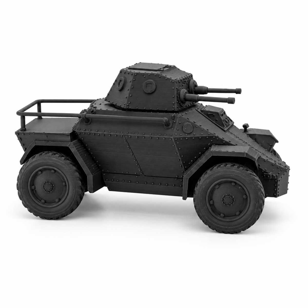 SMODEL 1/72 1/144 WWII Hungarian 39M Csaba Armoured Car Resin Model Kit TSS1217 — detail view 4