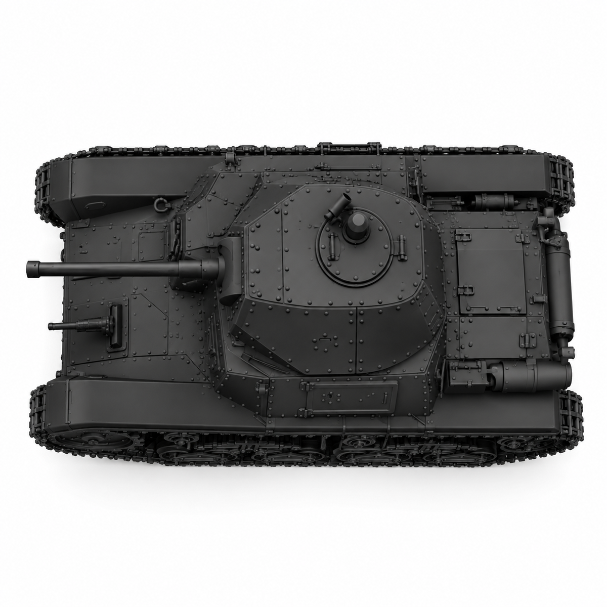 SSMODEL 1/72 1/144 Multi Scale Carro Commando M41 Tank Resin MODEL KIT TSS0787 — detail view 5