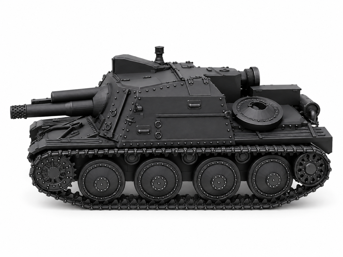SSMODEL 1/72 1/144 Multi Scale Sav m43 tank Resin Model Kit TSS0282 — detail view 3