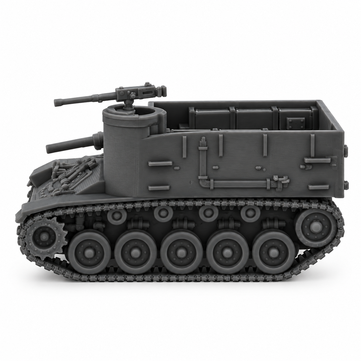 SSMODEL 1/72 1/144 Multi Scale М37 105mm HMC USWW2 Korean war Tank MODEL TSS0636 — detail view 3