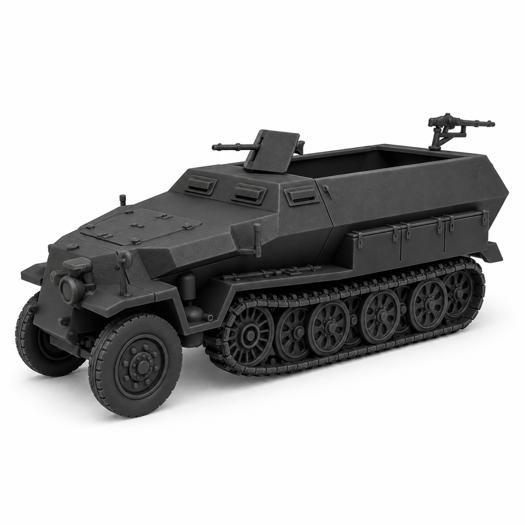 SSMODEL 1/72 1/144 Multi Scale Half-track Sd.Kfz.251/1 Ausf.A MODEL KIT TSS0937