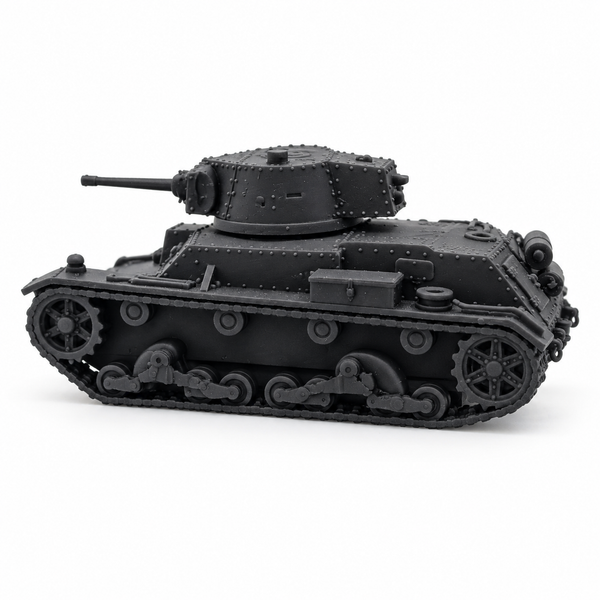 SSMODEL 1/72 1/144 WW2 Polish 7TP jw Single Turret Tank Resin Model Kit TSS1279