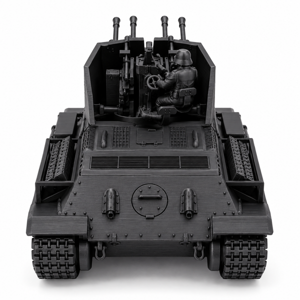 SSMODEL 1/72 1/144 WW2 Flakpanzer T-34r 2cm Flakvierling AA Resin Model TSS1242