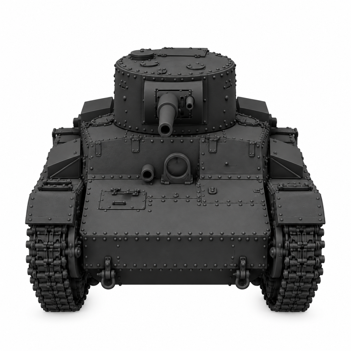 SSMODEL 1/72 1/144 T-26 mod 1933 with Mariupol turret Resin Model Kit TSS0053 — detail view 2