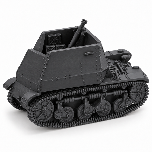 SSMODEL 1/72 1/144 8cm Schwerer Granatwerfer 34 AMR-35f Resin MODEL KIT TSS0748