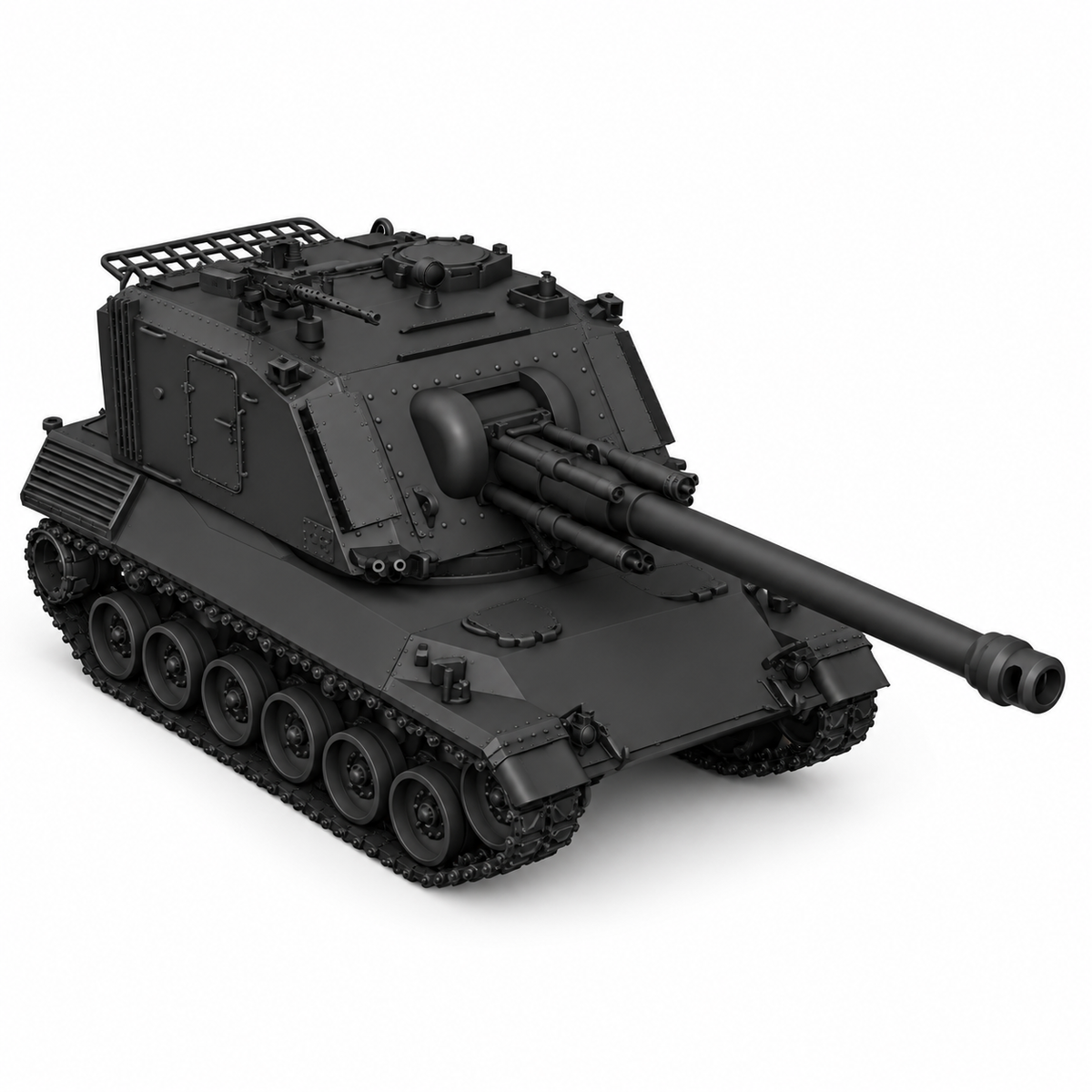 SSMODEL 1/72 1/144 Multi Scale Leopard GCT 155 French artillery MODEL TSS0365 — detail view 5