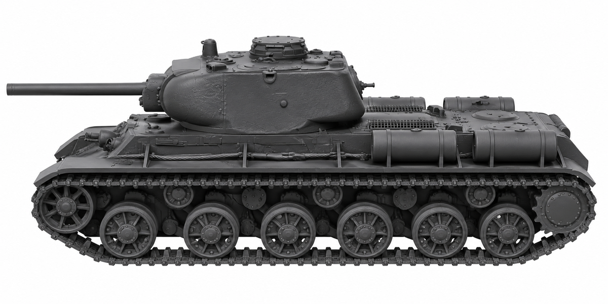 SSMODEL 1/72 1/144 Multi Scale KV-1s Soviet heavy tank resin MODEL kit TSS0116 — detail view 4