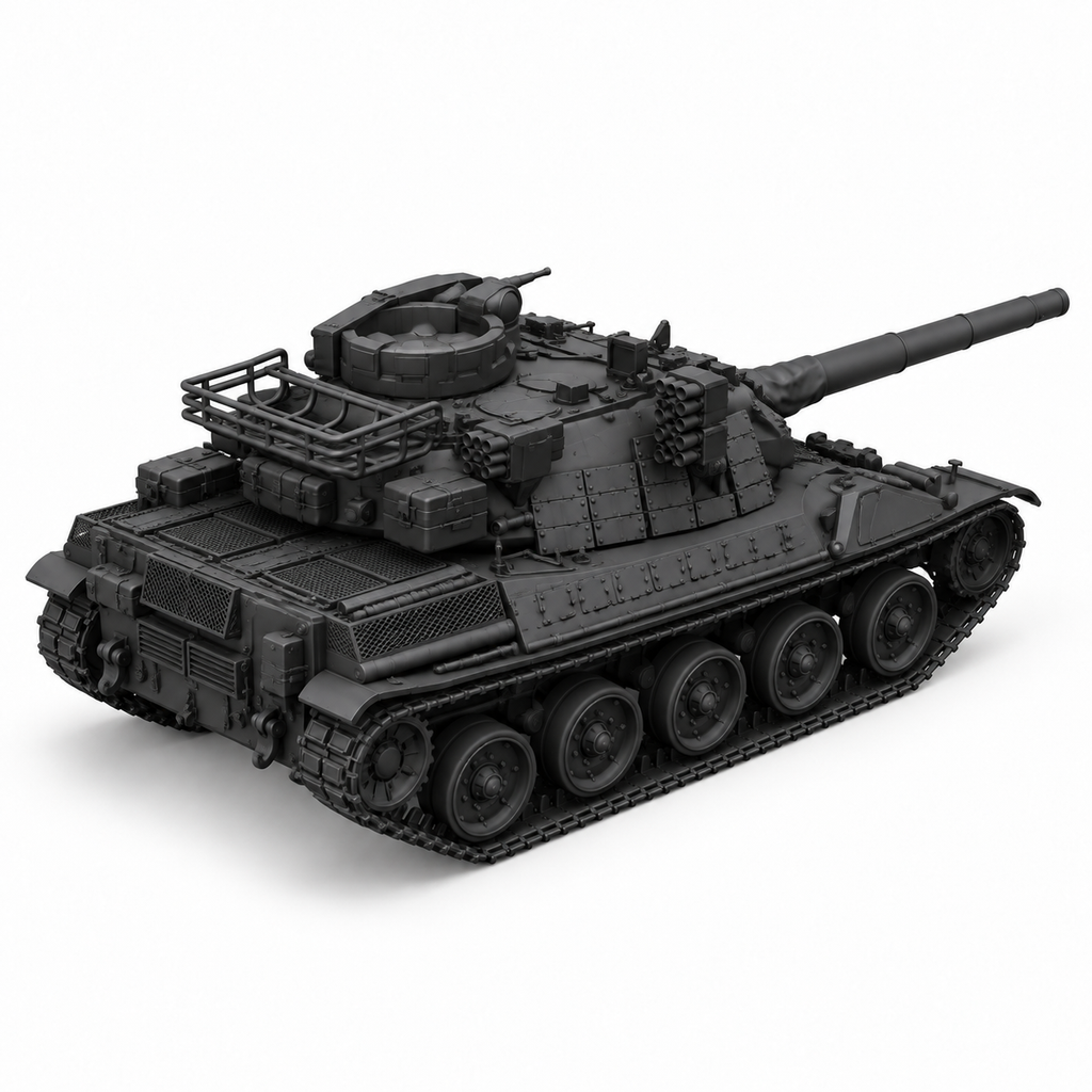 SSMODEL 1/72 1/144 Multi Scale AMX-30B2 Brenus French MBT Tank MODEL kit TSS0364