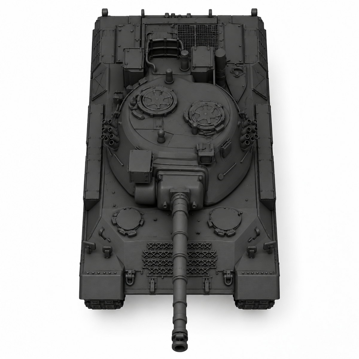 SSMODEL 1/72 1/144 Multi Scale Leopard 1A5 BE Belgian coldwar MBT Model TSS0539 — detail view 5