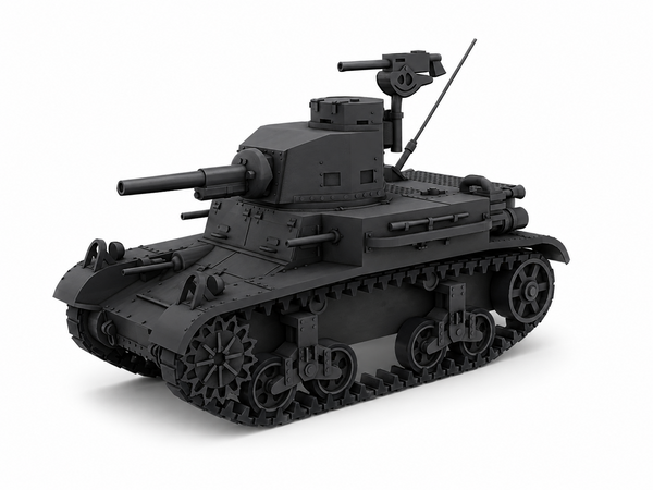 SSMODEL 1/72 1/144 Multi Scale Light Tank M2A4 US WW2 Tank MODEL kit TSS1301