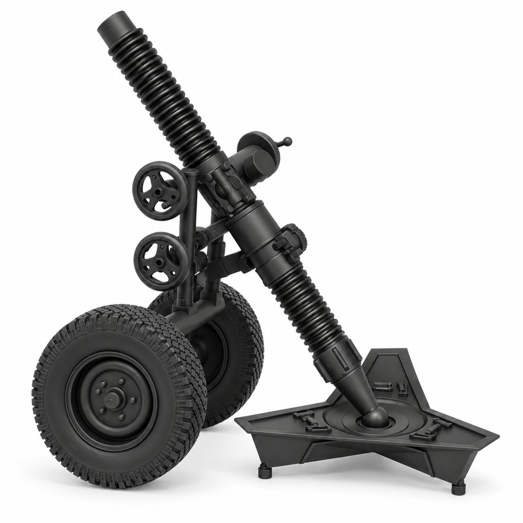 SSMODEL 1/72 1/144 Multi Scale MO-120 RT 120mm mortar Resin Model Kit TSS0430