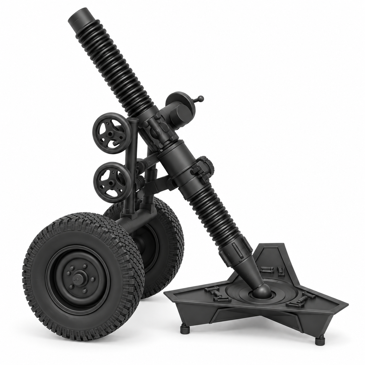 SSMODEL 1/72 1/144 Multi Scale MO-120 RT 120mm mortar Resin Model Kit TSS0430 — detail view 3
