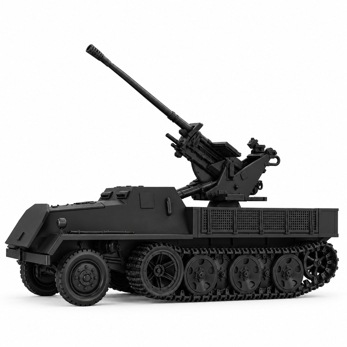 SSMODEL 1/72 1/144 Multi Scale 37mm FlaK 37 sWs Wehrmacht Schlepper KIT TSS1426 — detail view 3