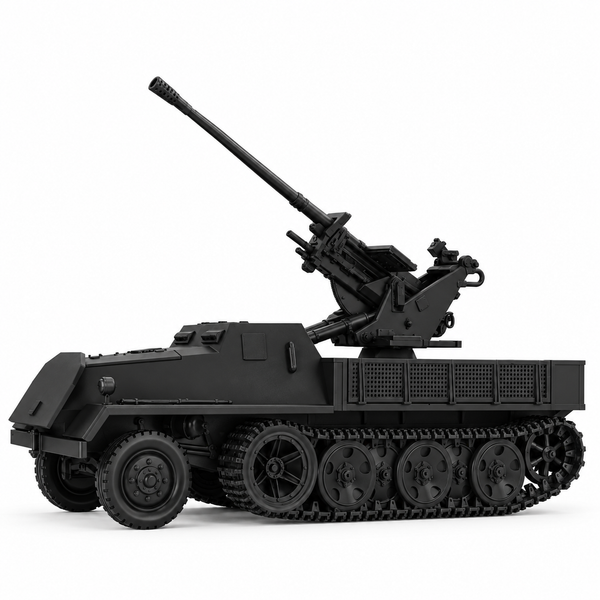 SSMODEL 1/72 1/144 Multi Scale 37mm FlaK 37 sWs Wehrmacht Schlepper KIT TSS1426
