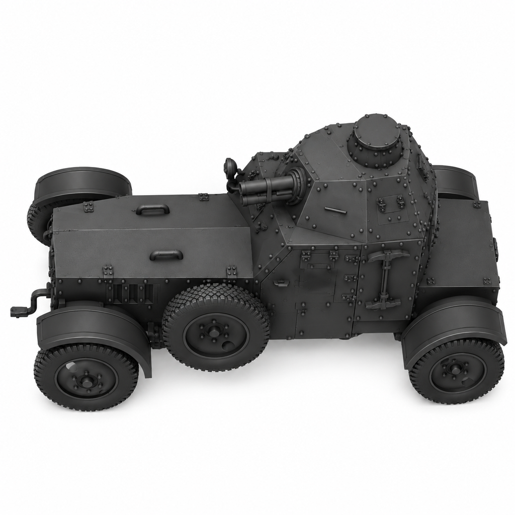 SSMODEL 1/72 1/144 Multi Scale Wz.34 Tank Resin Model Kit TSS0534