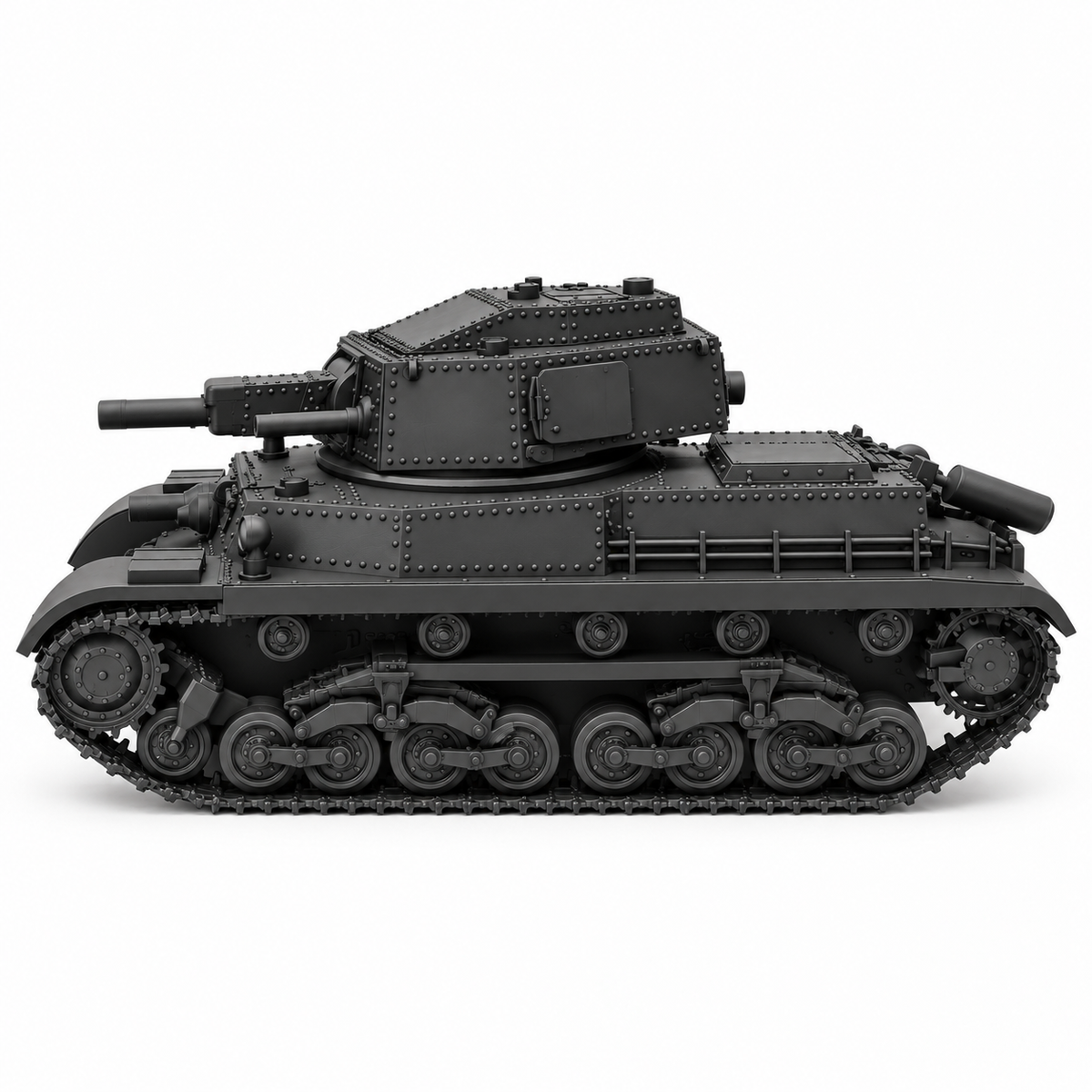 SSMODEL 1/72 1/144 Multi Scale 41M Turan II tank Resin Model Kit TSS0194 — detail view 3