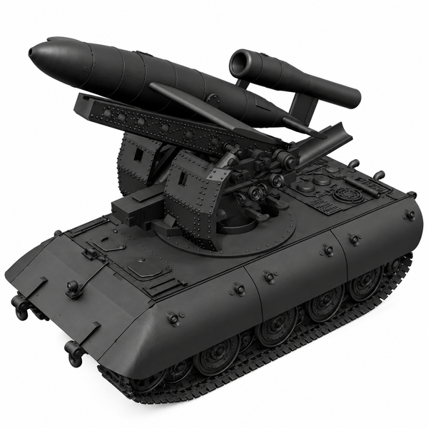 SSMODEL 1/72 1/144 Multi Scale Rheintochter auf E-100 german tank MODEL TSS0510