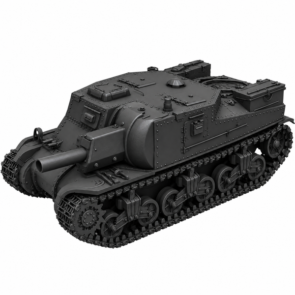 SSMODEL 1/72 1/144 Multi Scale SU-122i Tank Resin Model Kit TSS0527