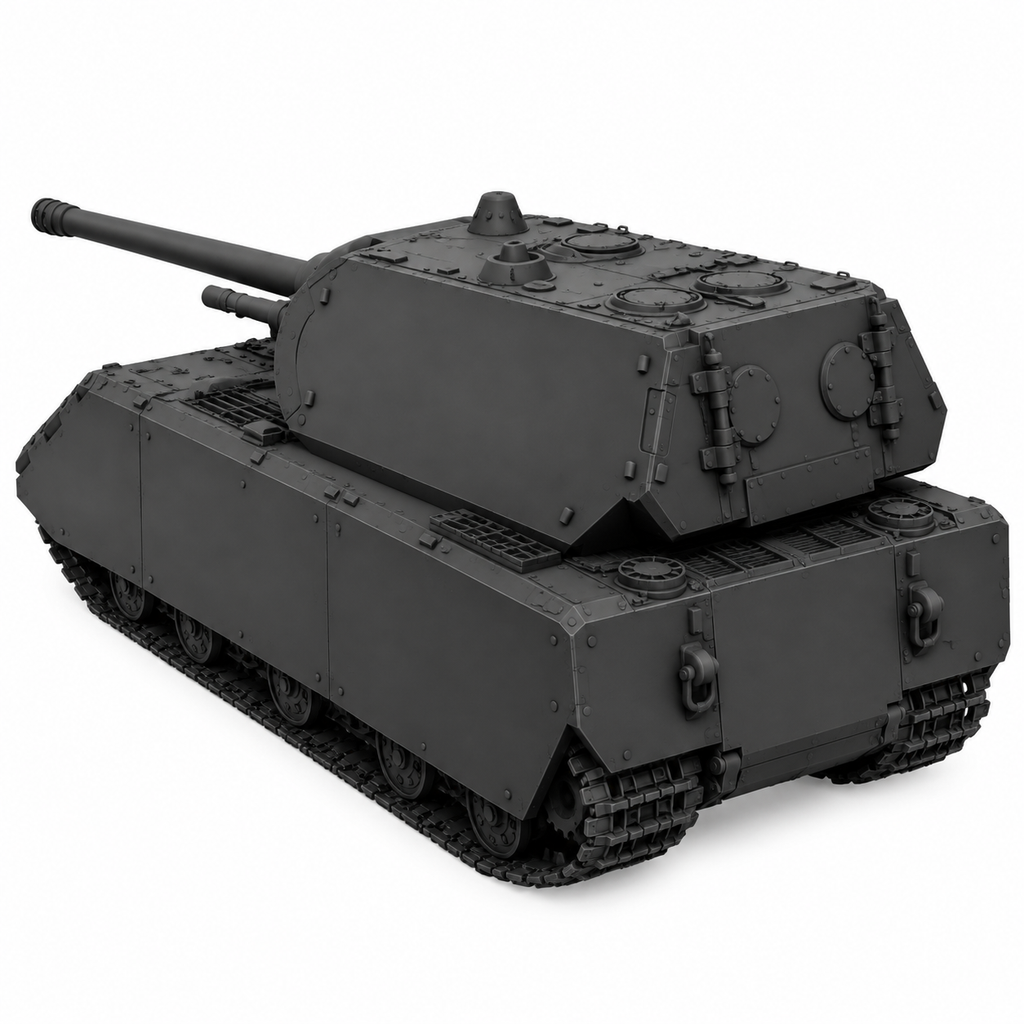 SSMODEL 1/72 1/144 Multi Scale Maus Tank Resin MODEL KIT TSS0514