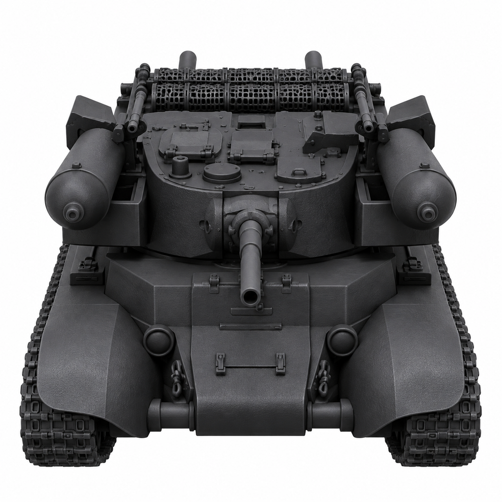 SSMODEL 1/72 1/144 Multi Scale RBT-7 Soviet fictional tank resin model TSS0524