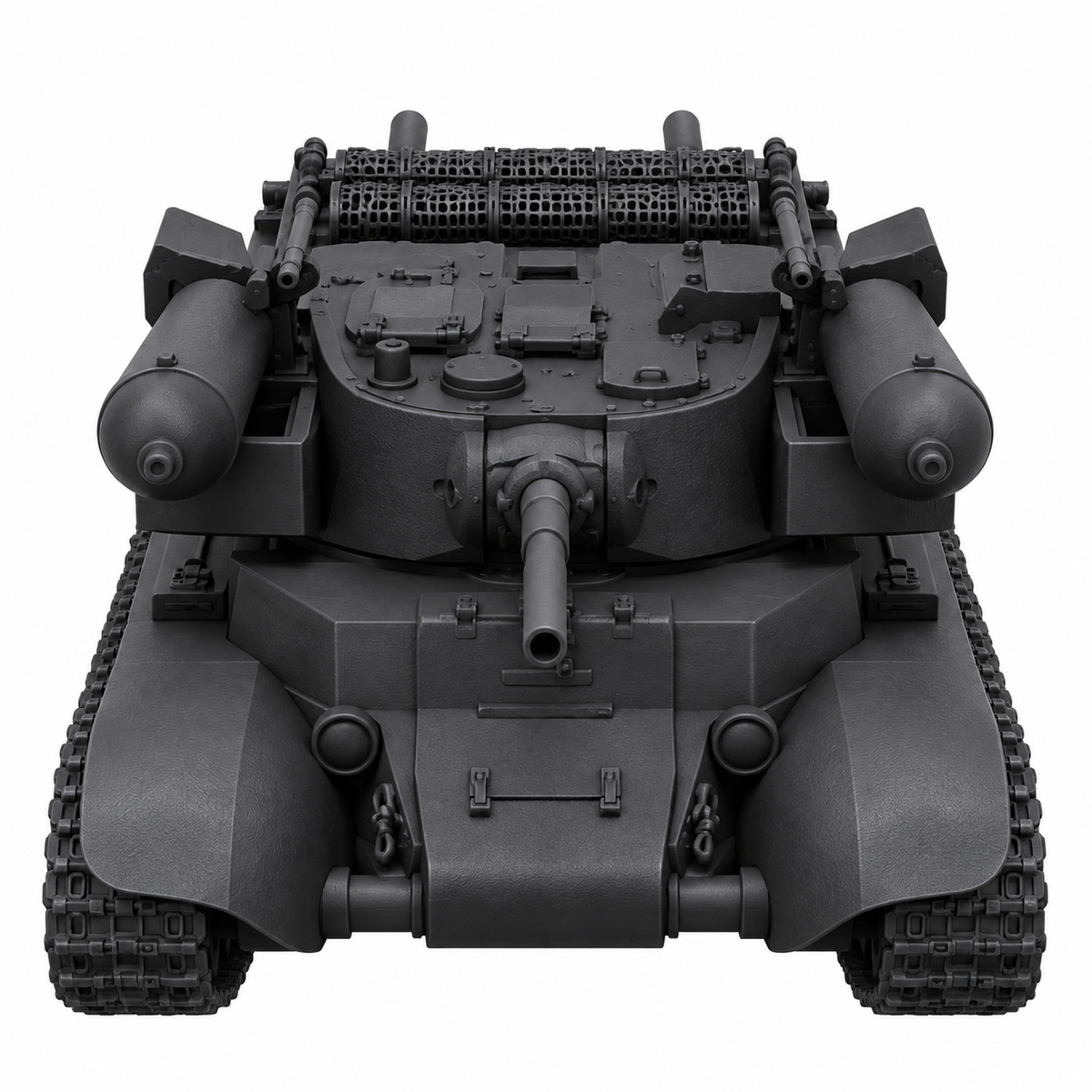SSMODEL 1/72 1/144 Multi Scale RBT-7 Soviet fictional tank resin model TSS0524 — detail view 3