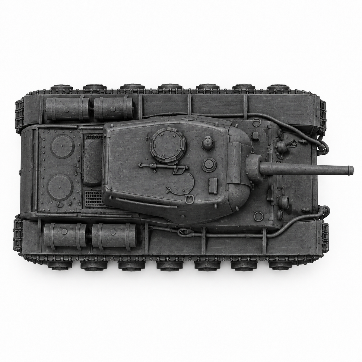SSMODEL 1/72 1/144 Multi Scale KV-1 Tank with Autoloader Tank MODEL TSS0103 — detail view 5