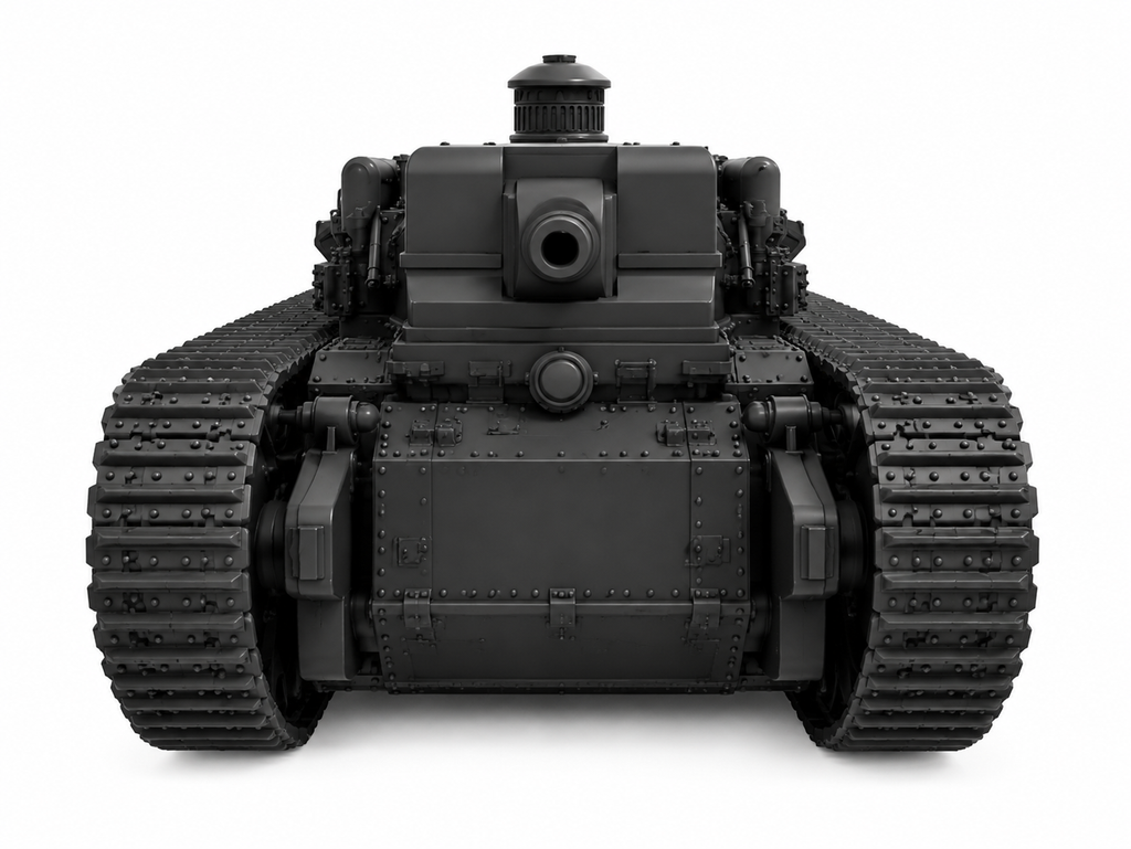 SSMODEL 1/72 1/144 FCM Char 2C - Champagne Superheavy Tank kit MODEL TSS1364